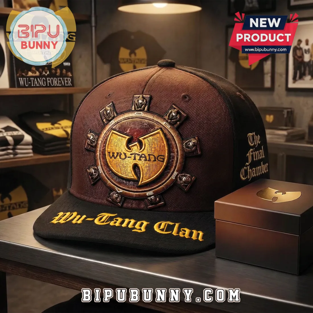 Wu-Tang Clan Final Chamber Exclusive 3D Edition Premium Baseball Cap Wu-Tang Clan Final Chamber Exclusive 3D Edition Premium Baseball Cap