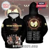 Black hoodie: Wu-Tang Forever The Final Chamber tour dates and group photo! Gold text, bold design.!