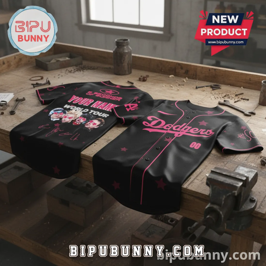 5 Seconds of Summer Custom World Tour All Team MLB Baseball Jersey