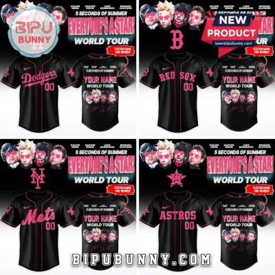 5 Seconds of Summer Personalized Custom MLB All Team Baseball Jersey