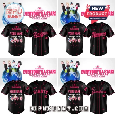 5SOS Everyone’s A Star World Tour Custom MLB Personalized Baseball Jersey