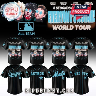 5SOS Everyone’s A Star! World Tour MLB Baseball Fan Apparel Jersey