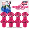 Pink 5 Seconds of Summer baseball jersey with 'Everyone's a Star! World Tour' text and band photo on back!