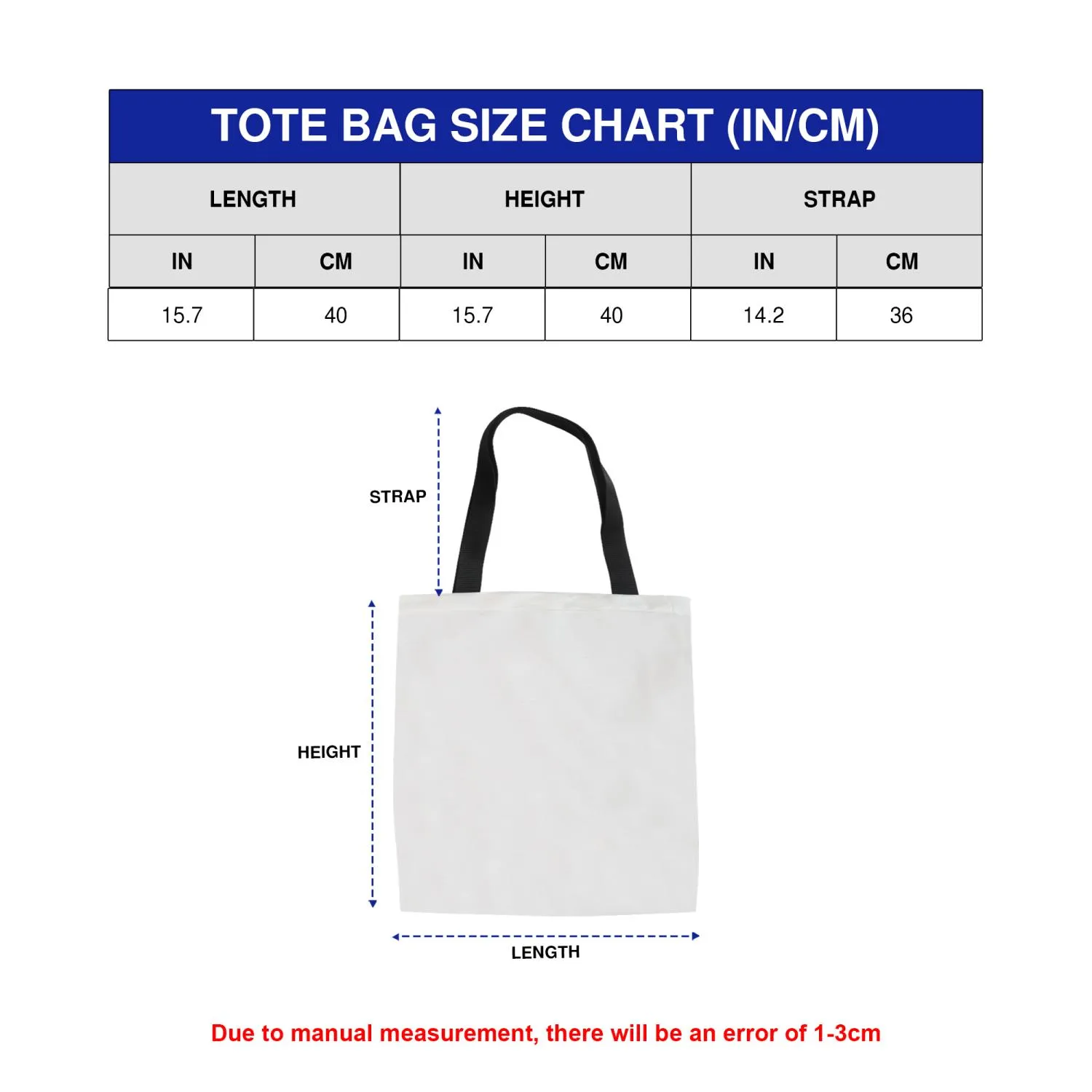 Mickey Mouse Sunflower Custom Tote Bag Size Chart