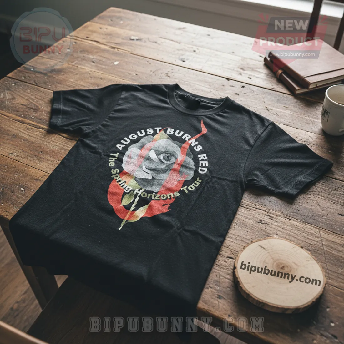 August Burns Red The Amity Affliction Spring Horizons 2026 Tour Monster Rose T-Shirt