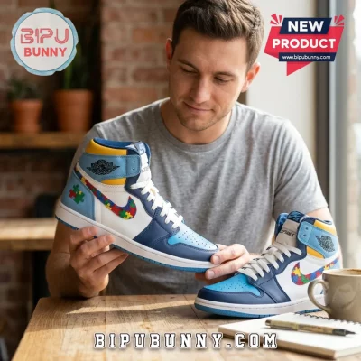 Autism Awareness Air Jordan 1 Shoes