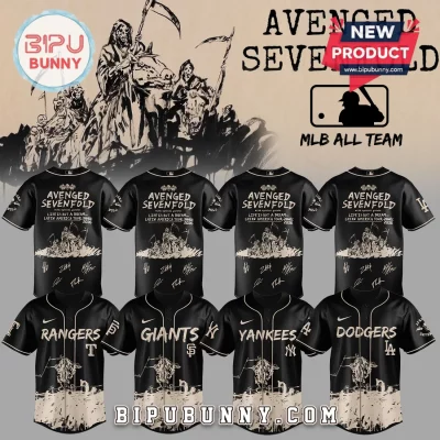 Avenged Sevenfold x MLB 2026 Latin America Tour All Team Baseball Jersey