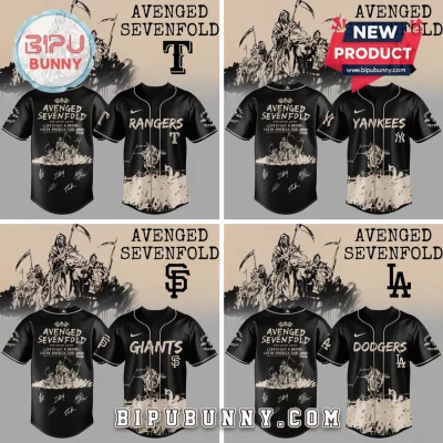 Avenged Sevenfold x MLB 2026 Latin America Tour All Team Baseball Jersey