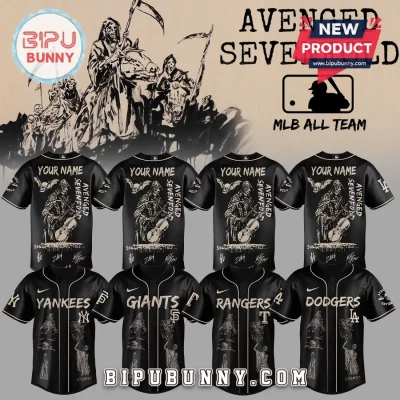 Avenged Sevenfold x MLB Custom Name Limited Edition Baseball Jersey