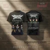 Black Babymetal tour tee with logo, three members, 'LEGEND-METAL FORTH', 'THE BIGGEST BABYMETAL TOUR EVER', North & Latin America dates!