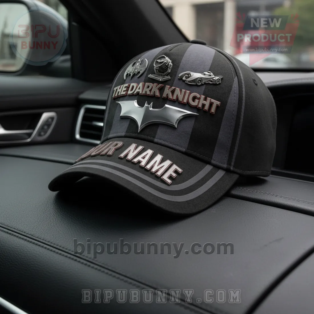Batman The Dark Knight 3D Embroidered Baseball Cap