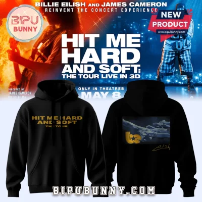 Billie Eilish Hit Me Hard and Soft Tour Black Signature Hoodie