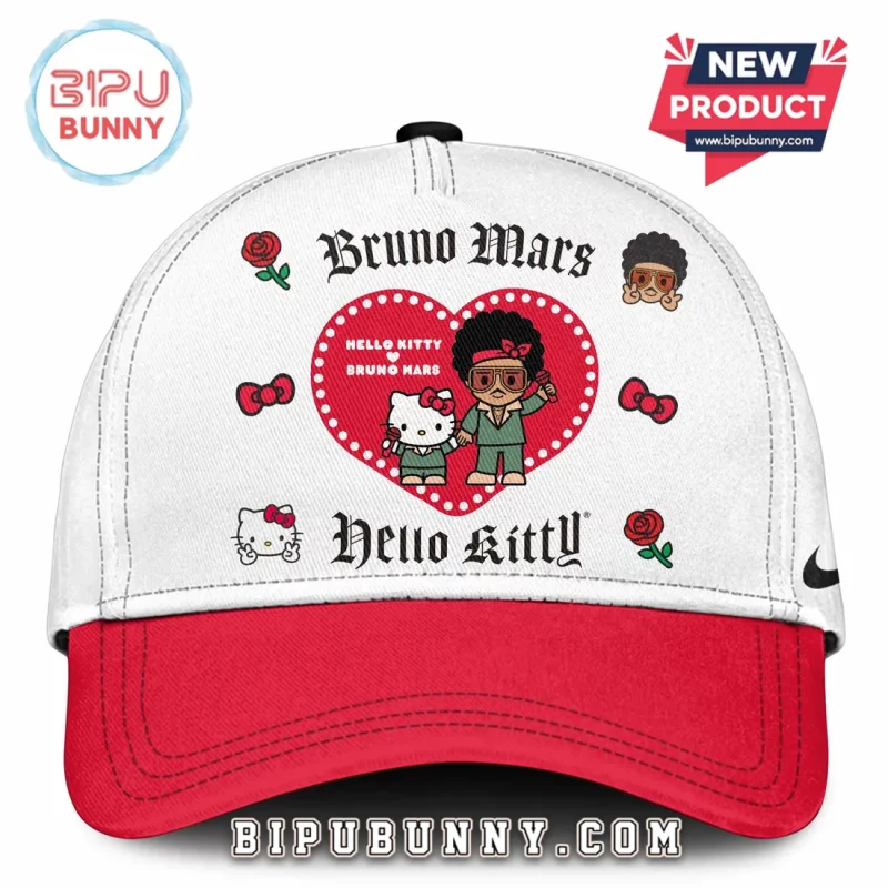 Bruno Mars Hello Kitty Limited Edition Romantic Tour Pop-Up Hoodie ...