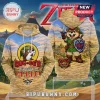 Tan hoodie with Buc-ee's beaver as Link from Legend of Zelda. Text reads 'Buc-ee's The legend of ZELDA'.!