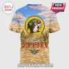 A parody t-shirt with a beaver dressed as Link from Zelda and red text that says The Legend of ZELDA with a Triforce symbol!