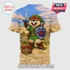 A cartoon beaver dressed as Link from Zelda with a sword and shield! Text says The Legend of Zelda 40th Anniversary 1986-2026!