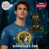 Blue t-shirt with Buc-ee's beaver as Link from Zelda, Sheikah eye symbol, and text 'Buc-ee's The Legend of'!