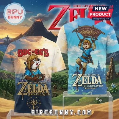 Buc-ee’s The Legend of Zelda Breath of the Wild 40th Anniversary 3D Graphic T-Shirt