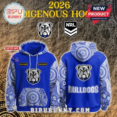 Bulldogs 2026 Indigenous Heritage Custom Name Royal Blue Hoodie