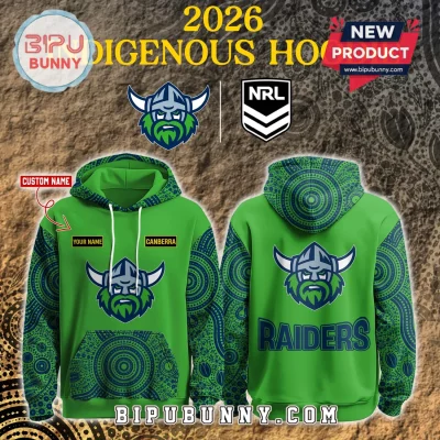 Canberra Raiders 2026 Indigenous Heritage Personalized Custom Hoodie
