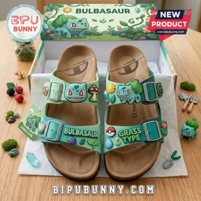 Champion Pokémon Bulbasaur Grass Type Sandal Birken