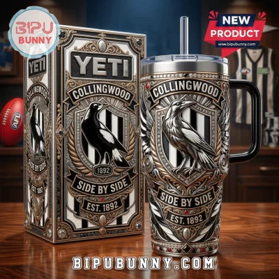 Collingwood AFL YETI Luxury Magpie EST 1892 Stanley Tumbler