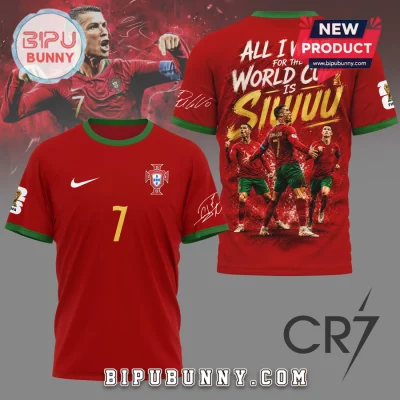 Cristiano Ronaldo CR7 World Cup WC26 Siuuu T-Shirt
