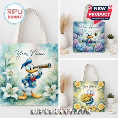 Donald Duck Custom Tote Bag