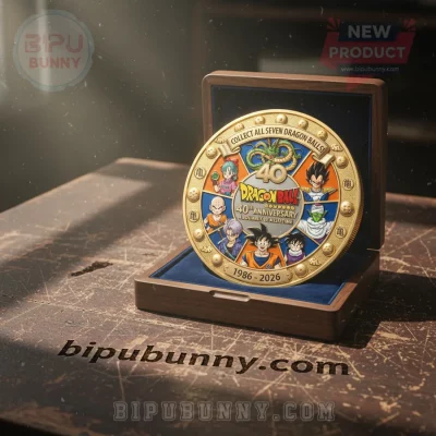 Dragon Ball 40th Anniversary Luxury Gold Plated Commemorative Coin