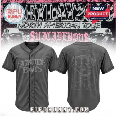 G59 Suicide Boys GREYDAY 2026 North American Tour Baseball Jersey