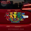 Colorful retro Grateful Dead dancing bears decal! Red, orange, yellow, green, blue bears with rainbow Grateful Dead Edition text!