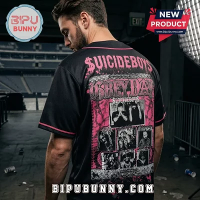 Grey Day 2026 Suicideboys Tour Baseball Jersey