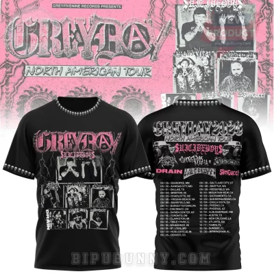 GREYDAY 2023 $uicideboy$ North American Tour Concert Graphic Band T-Shirt