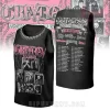 Black grungy tank top with pink GREYDAY $UICIDEBOY$ text, band photos, skull collar, and 2023 North American Tour dates!