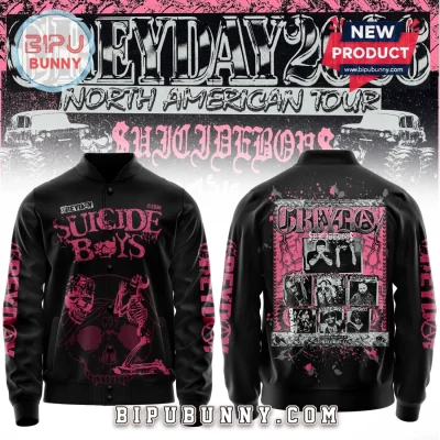 Greyday 2026 North American Tour Suicideboys Baseball Jacket