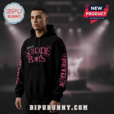 GREYDAY 2026 Suicideboys North American Tour Commemorative Pink Grunge Hoodie