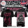 Black and pink Suicide Boys shirt with skull graphic and Greyday 2026 tour design on front and back!