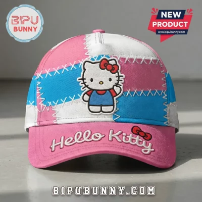 Hello Kitty Trans Pride Patchwork Embroidered Baseball Cap