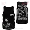 Black tank top, vintage style, features Dash Crofts photo and 'DASH CROFTS' text, back has winged musician, 'IN MEMORY OF DASH CROFTS THE VOICE BEHIND 'SUMMER BREEZE' WILL NEVER FADE 1940-2026'!