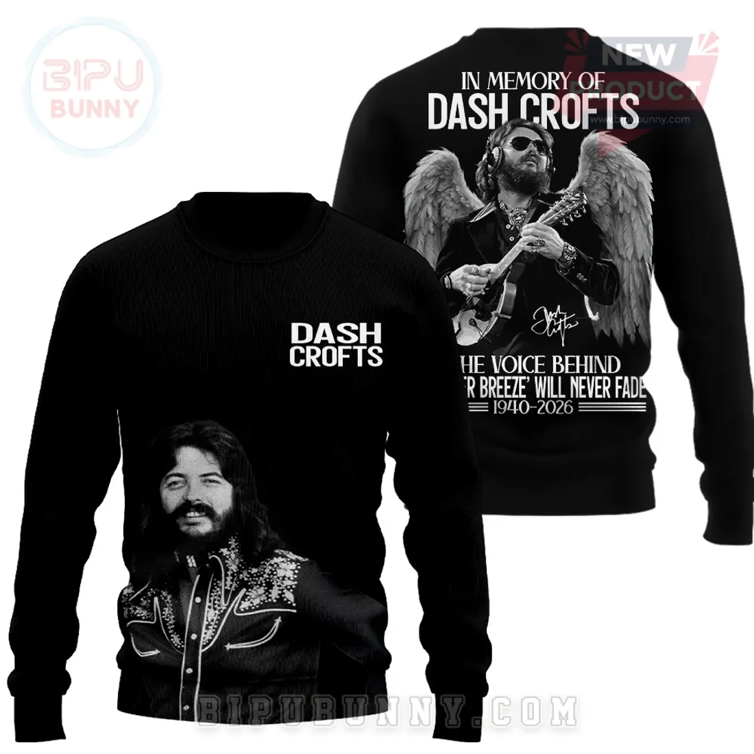 In Memory Of Dash Crofts 1940-2026 Summer Breeze Tribute T-Shirt In Memory Of Dash Crofts 1940-2026 Summer Breeze Tribute T-Shirt