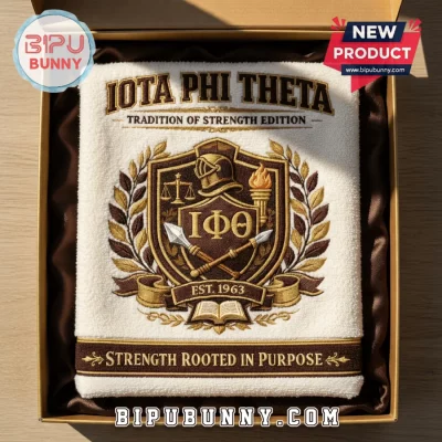 Iota Phi Theta Tradition of Strength Edition Premium Bath Towel