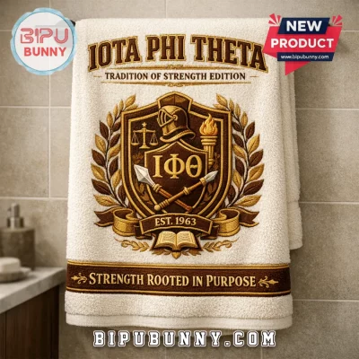 Iota Phi Theta Tradition of Strength Edition Premium Bath Towel