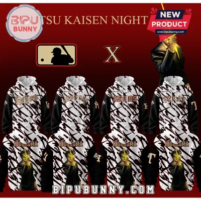 Jujutsu Kaisen MLB 2026 All Teams Higuruma Graphic Pullover Hoodie