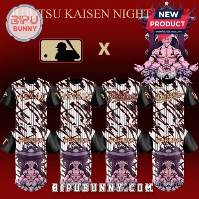 Jujutsu Kaisen Sukuna 2026 MLB All Teams Collaboration Baseball Jersey