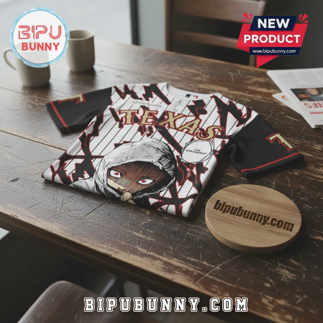 Jujutsu Kaisen x MLB Itadori All Teams Crossover Baseball Jersey 2026