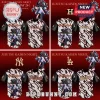 White black anime baseball jerseys, pinstripes, scratch graphic! Yuta Okkotsu with Texas, Astros, Yankees, Dodgers text!