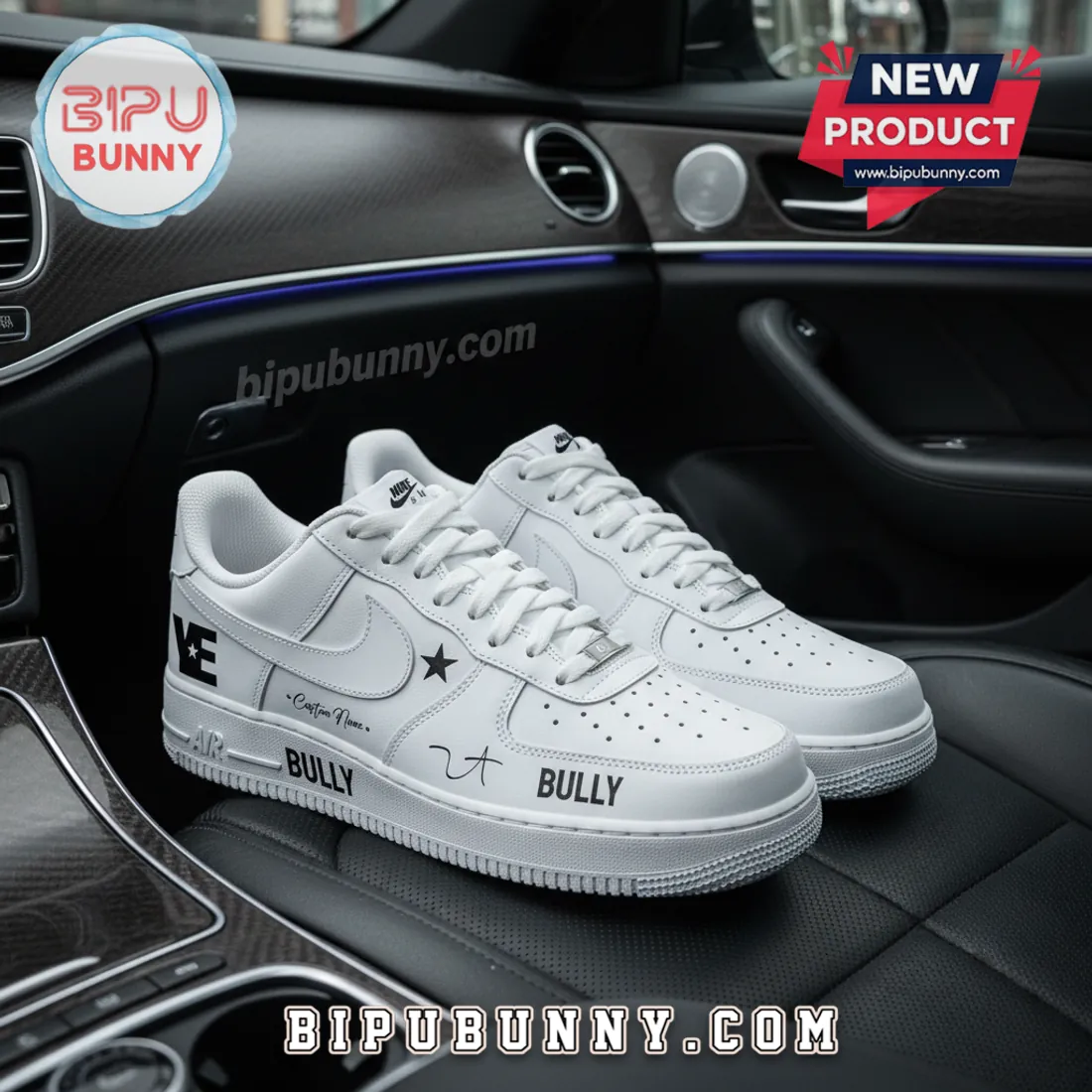 Kanye West “BULLY” Album Nike AF1 Custom Sneakers