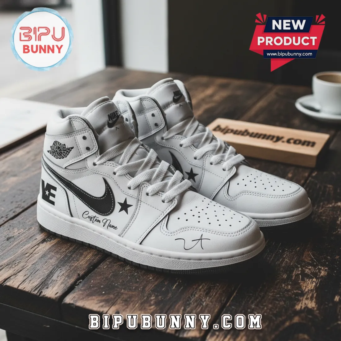 Kanye West Ye Bully Album Custom Name High-Top Personalized Sneakers