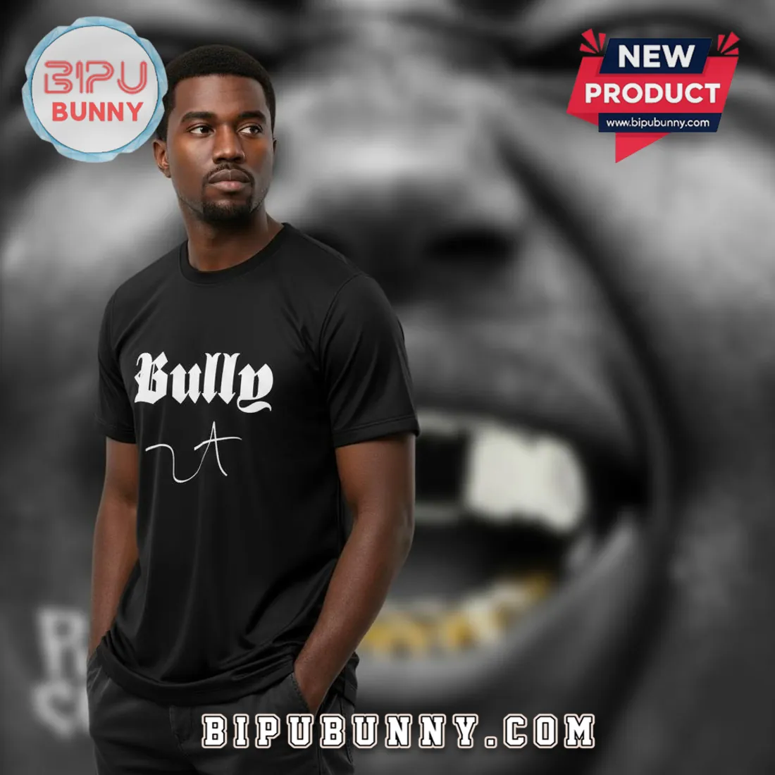 Kanye West Ye Bully Album Merch Hip Hop Music Fan Black Graphic T-Shirt Kanye West Ye Bully Album Merch Hip Hop Music Fan Black Graphic T-Shirt