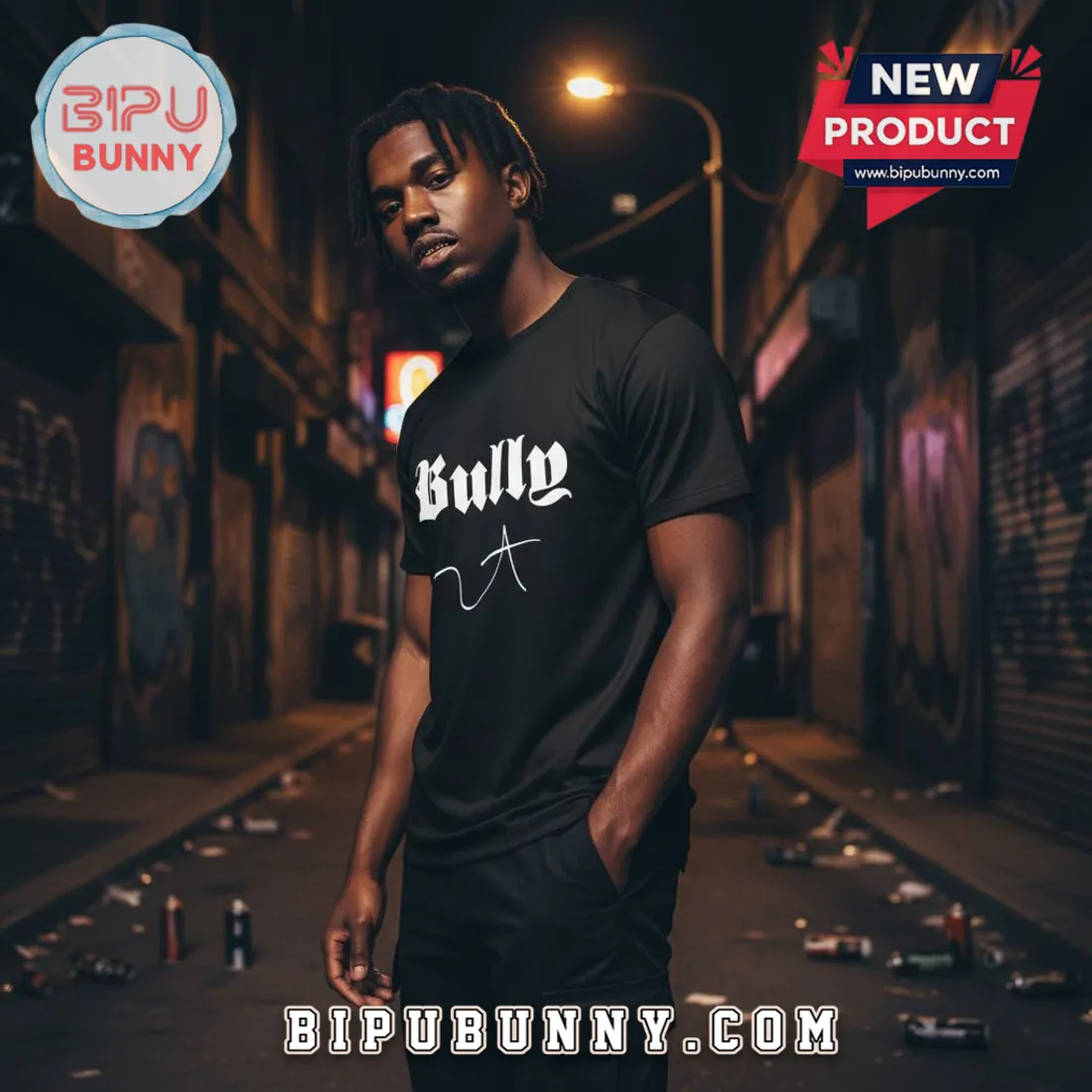 Kanye West Ye Bully Album Merch Hip Hop Music Fan Black Graphic T-Shirt Kanye West Ye Bully Album Merch Hip Hop Music Fan Black Graphic T-Shirt